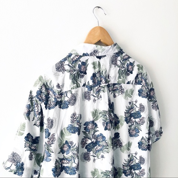 Frank and Oak Floral Button Down Shirt - Picture 4 of 7